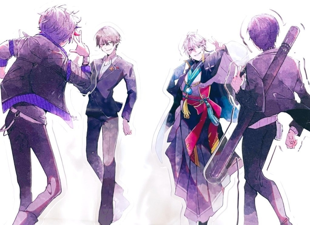 【非公式ファンメイド】ROF-MAO甲斐田晴両面アクリルスタンド【ノベルティシール付】