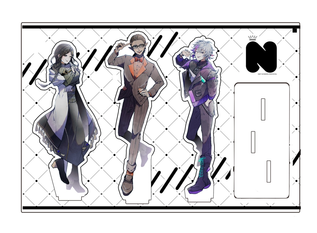 【非公式】夜王国ジオラマアクリルスタンド