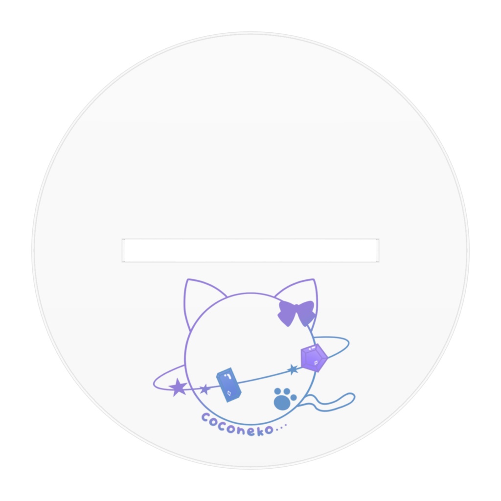 声々猫こと(アウターなし/♀)100x100mmアクスタ