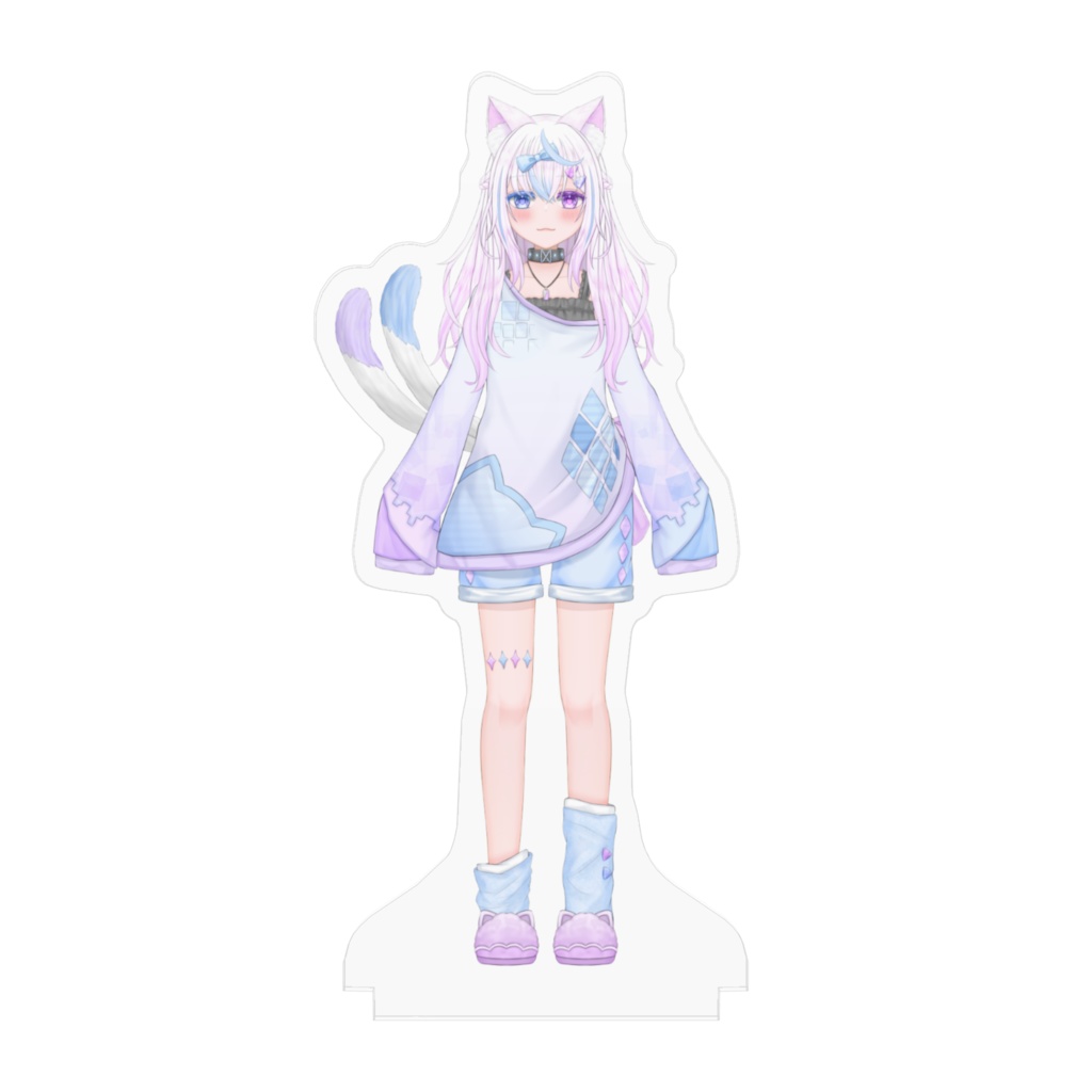 声々猫こと(アウターなし/♀)100x100mmアクスタ