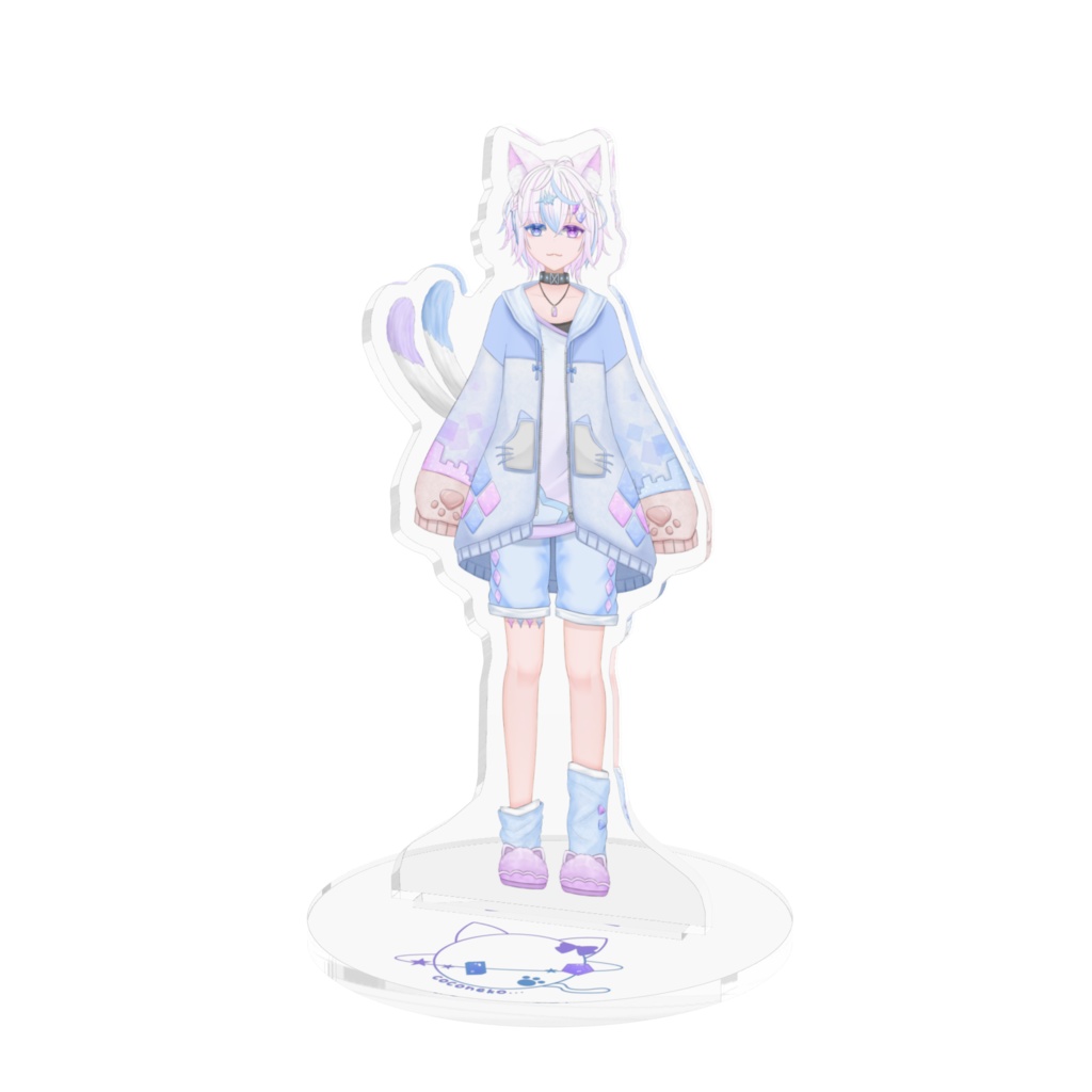 声々猫こと（アウターあり/♂）100x100mmアクスタ