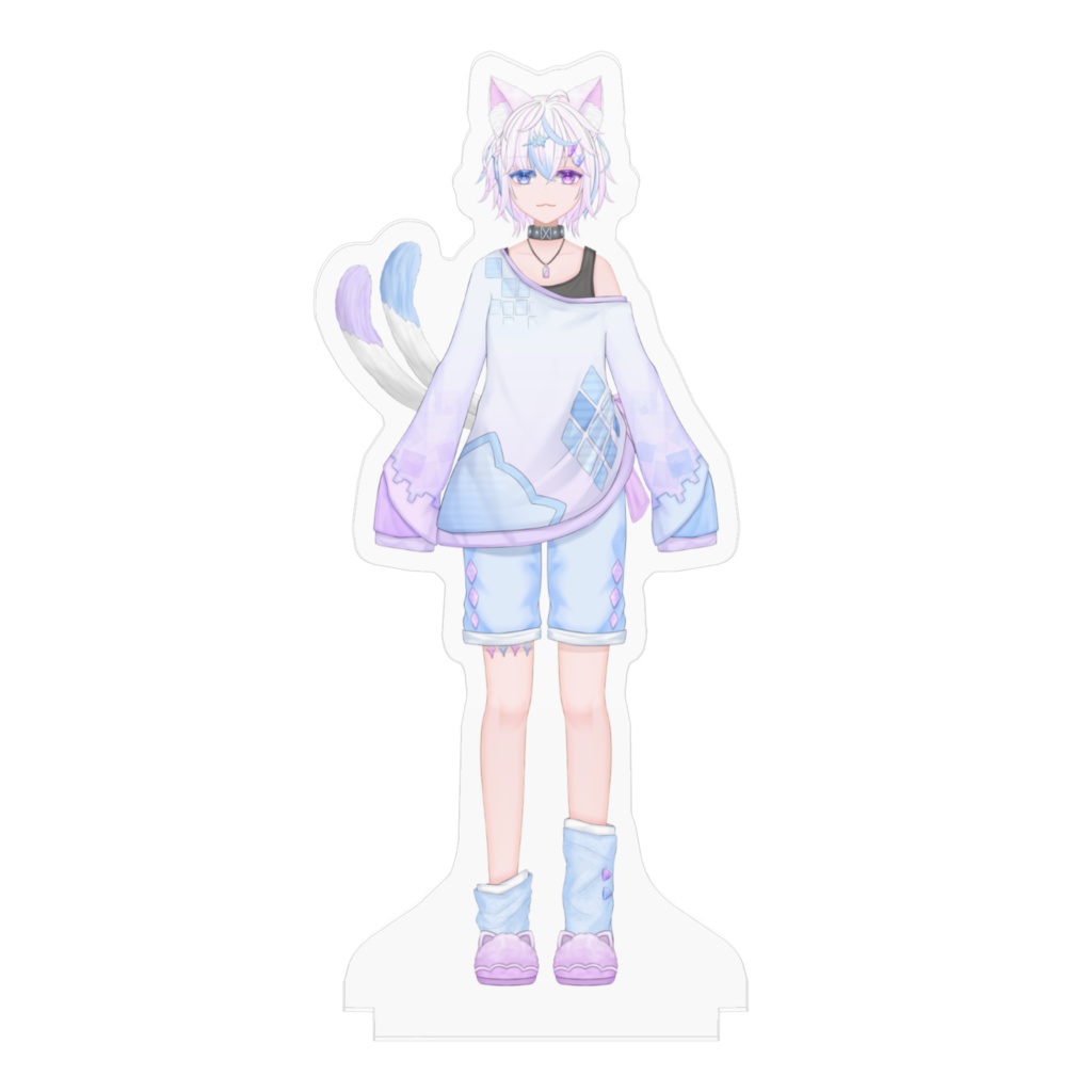 声々猫こと(アウターなし/♂)100x100mmアクスタ
