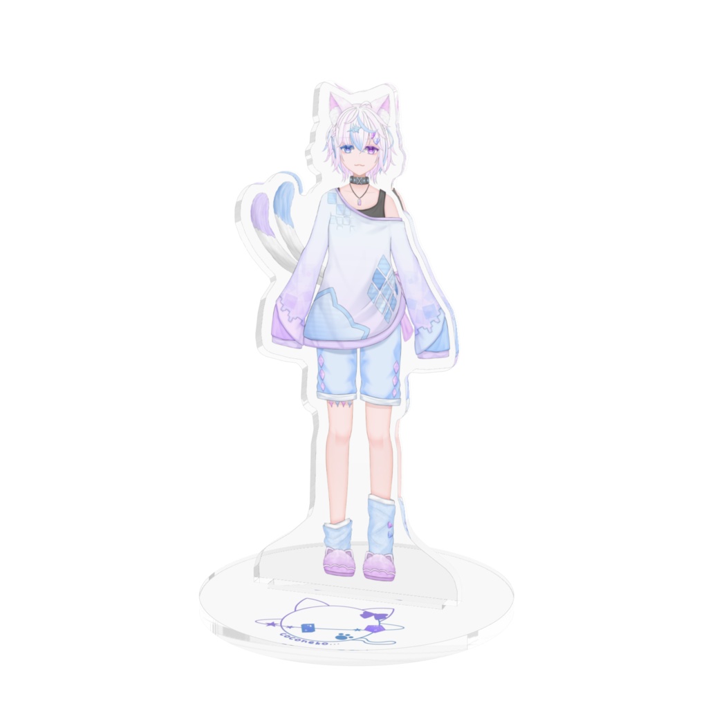 声々猫こと（アウターなし/♂）100x100mmアクスタ