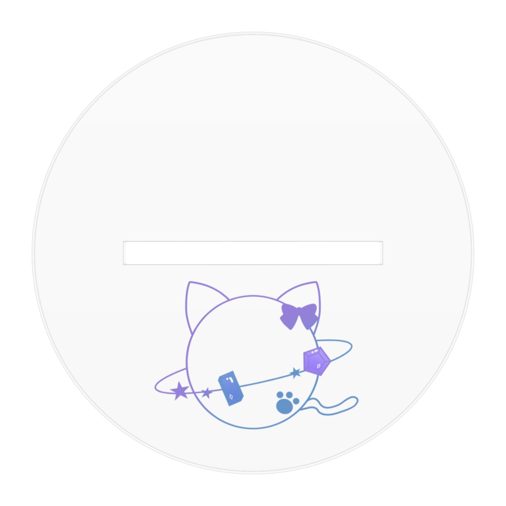 声々猫こと(私服アウターなし/♀)100x100mmアクスタ