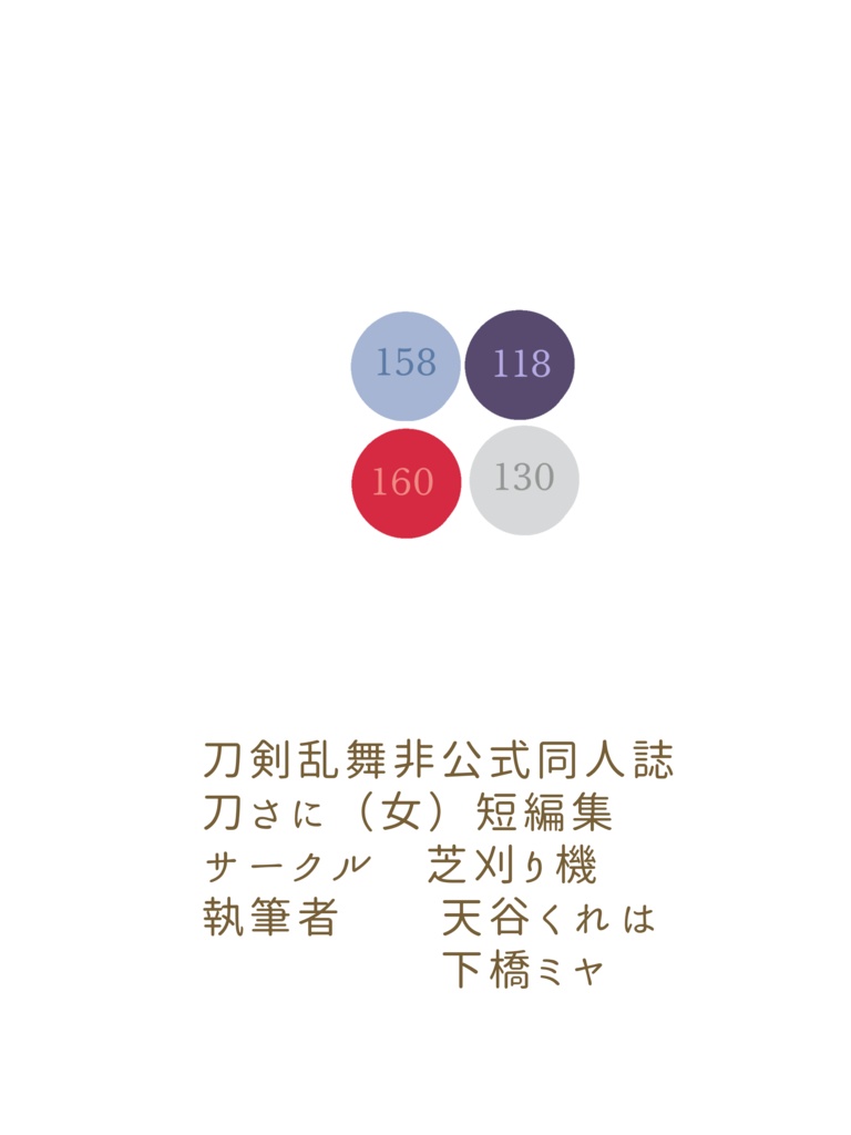 刀さに合同誌「 」
