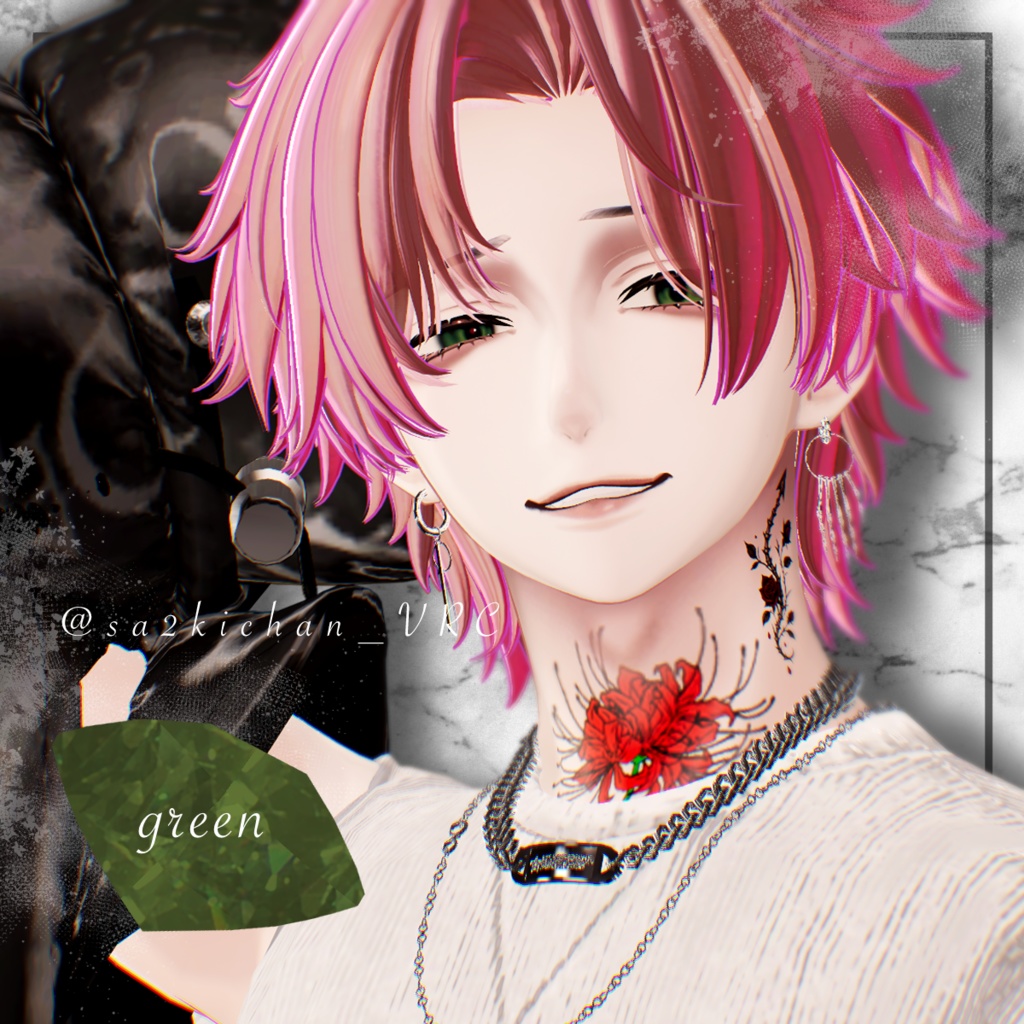 【水瀬-Minase】Diagonale eye+make+body texture