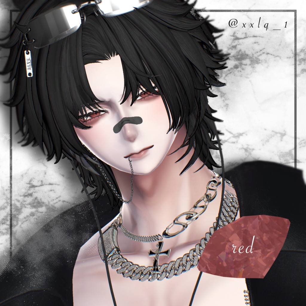 【水瀬-Minase】Diagonale eye+make+body texture