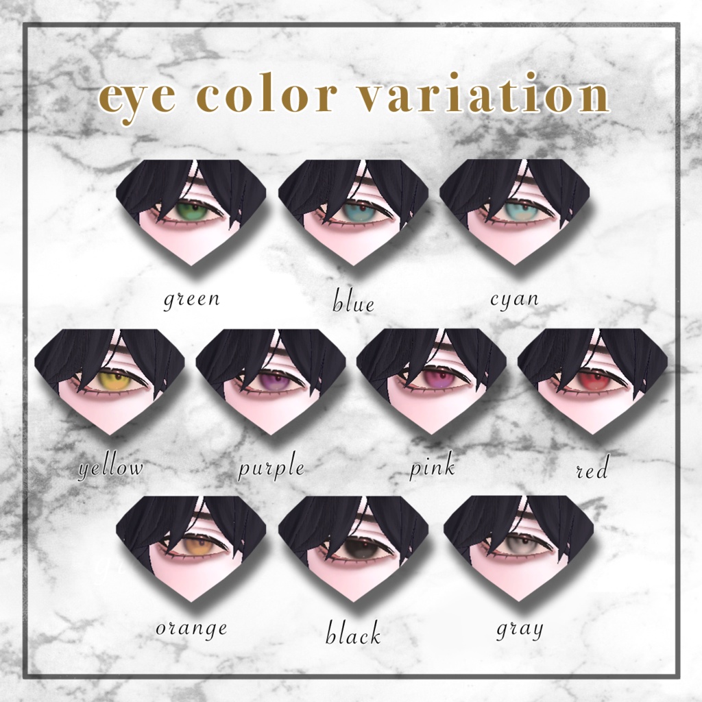 【水瀬-Minase】Diagonale eye+make+body texture