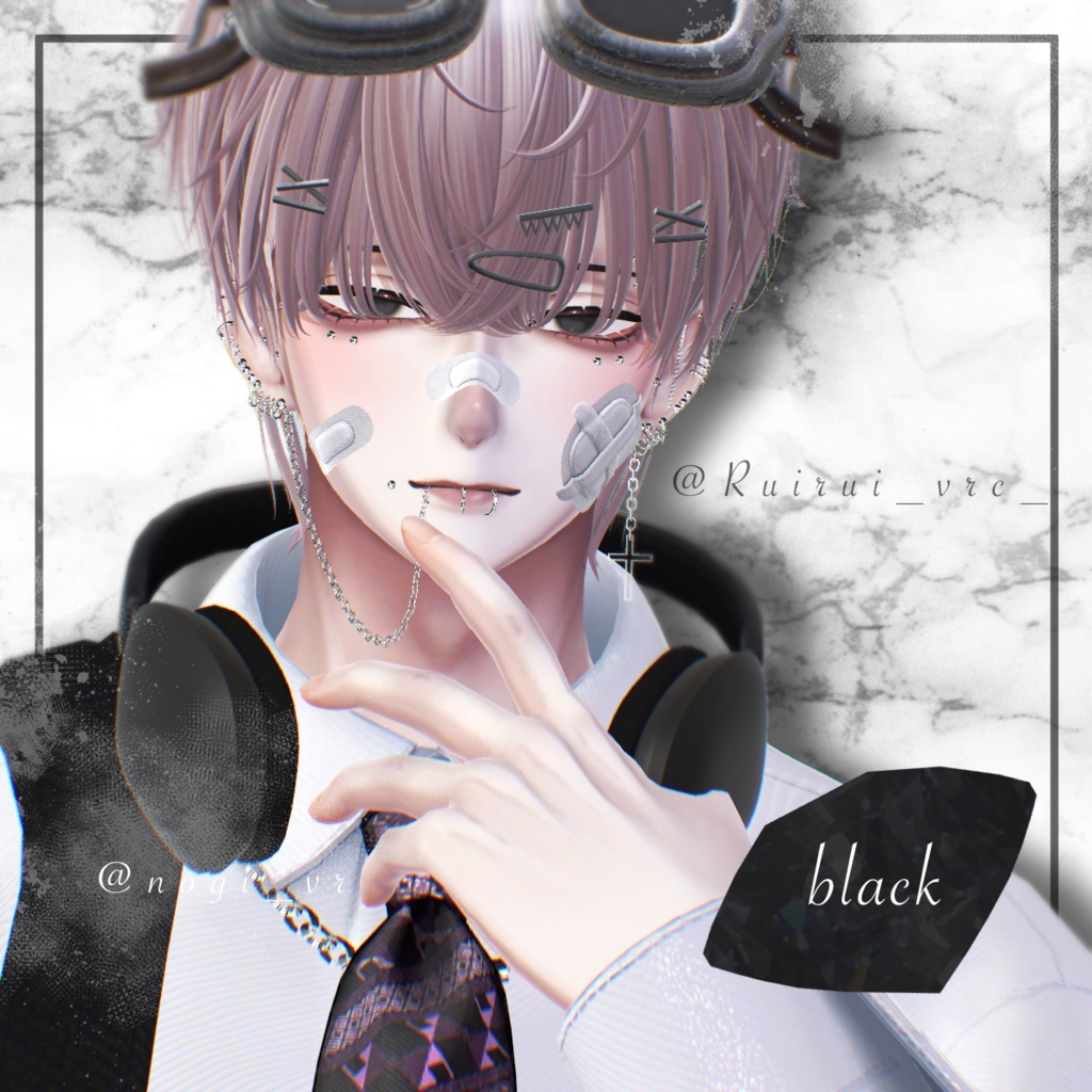 【水瀬-Minase】Diagonale eye+make+body texture