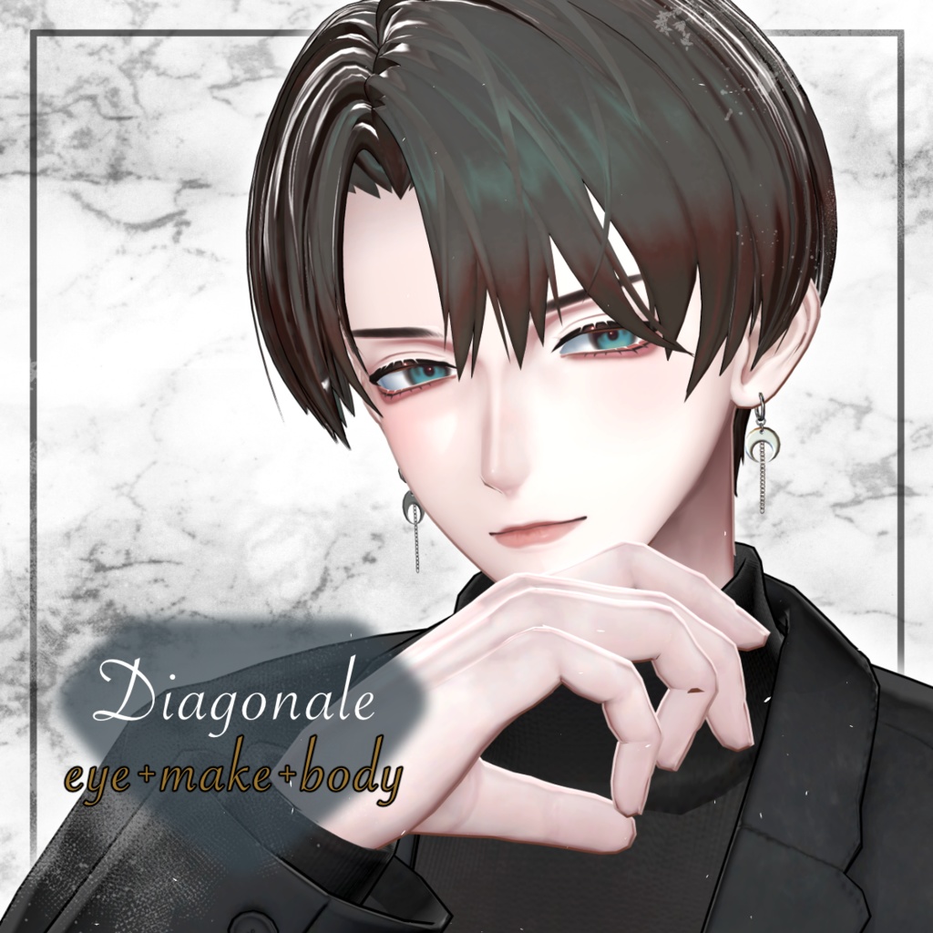 ✨3/19～3/27SALE✨【夜邑 -Yomura-】Diagonale eye+make texture