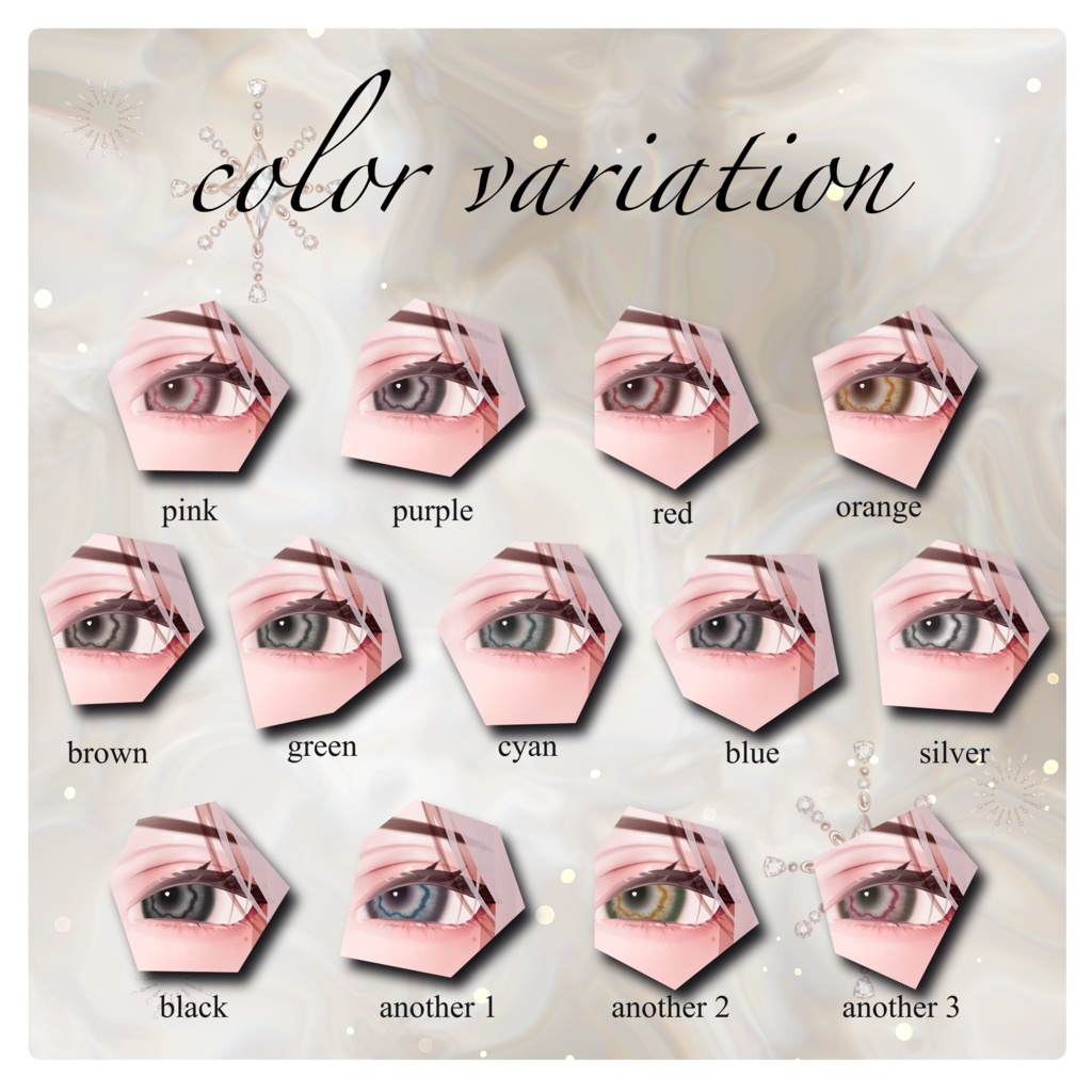 ✨7/25~7/31SALE✨【5Avatar】Undulation eye texture