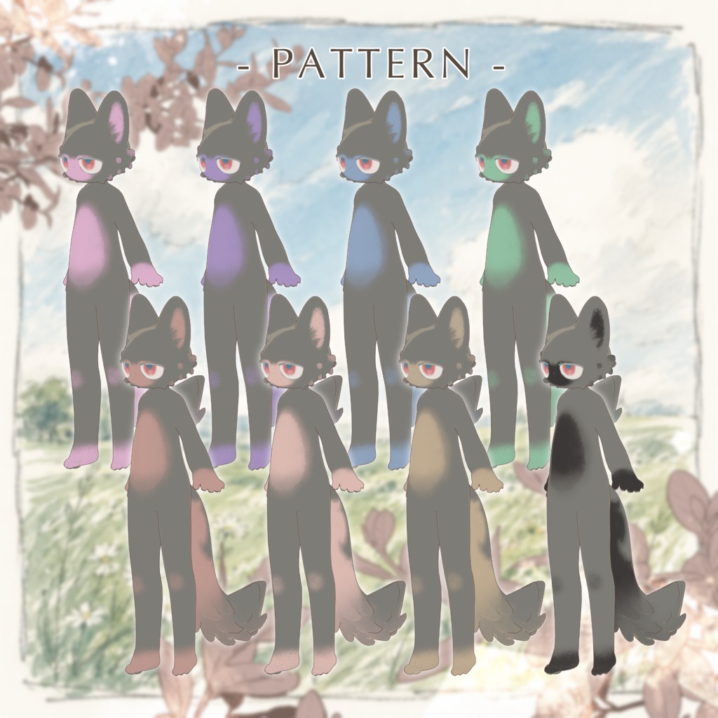✨7/31~8/8SALE✨【フィニシフ- Finishifu -】Painterly full body + eye texture