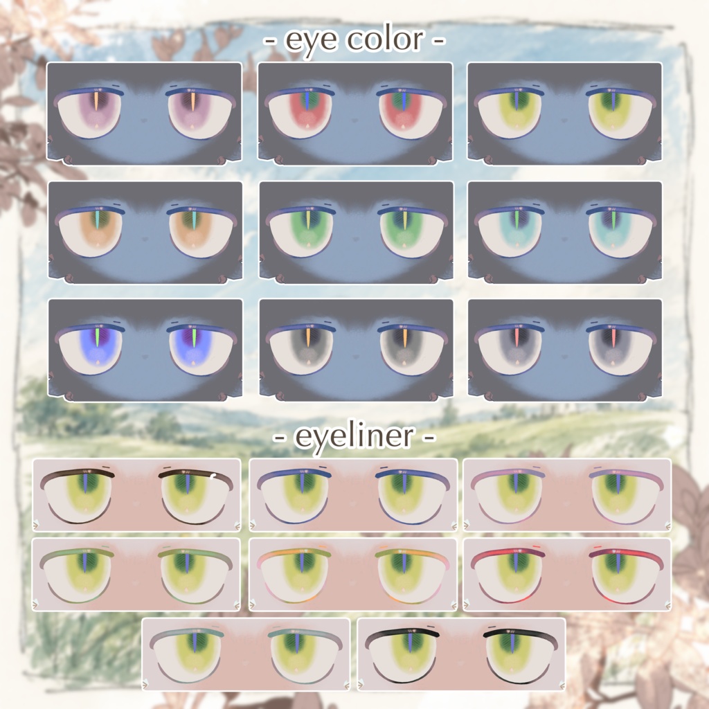 ✨7/31~8/8SALE✨【フィニシフ- Finishifu -】Painterly full body + eye texture