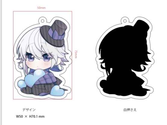 新品★あんスタ【Eve】アニカフェ★ラバーチャーム★2点セット 30865-1102-