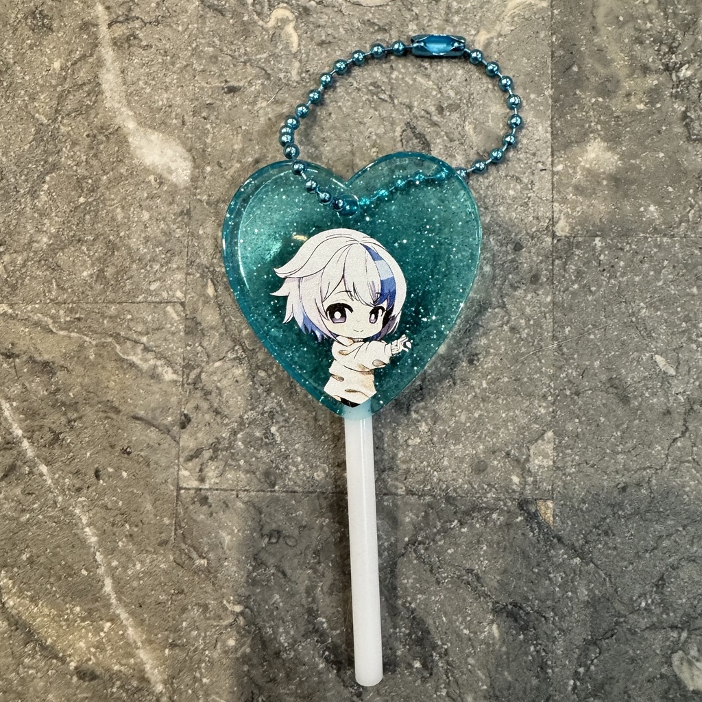 キャンディ型アクリルキーホルダー(メンズver.)