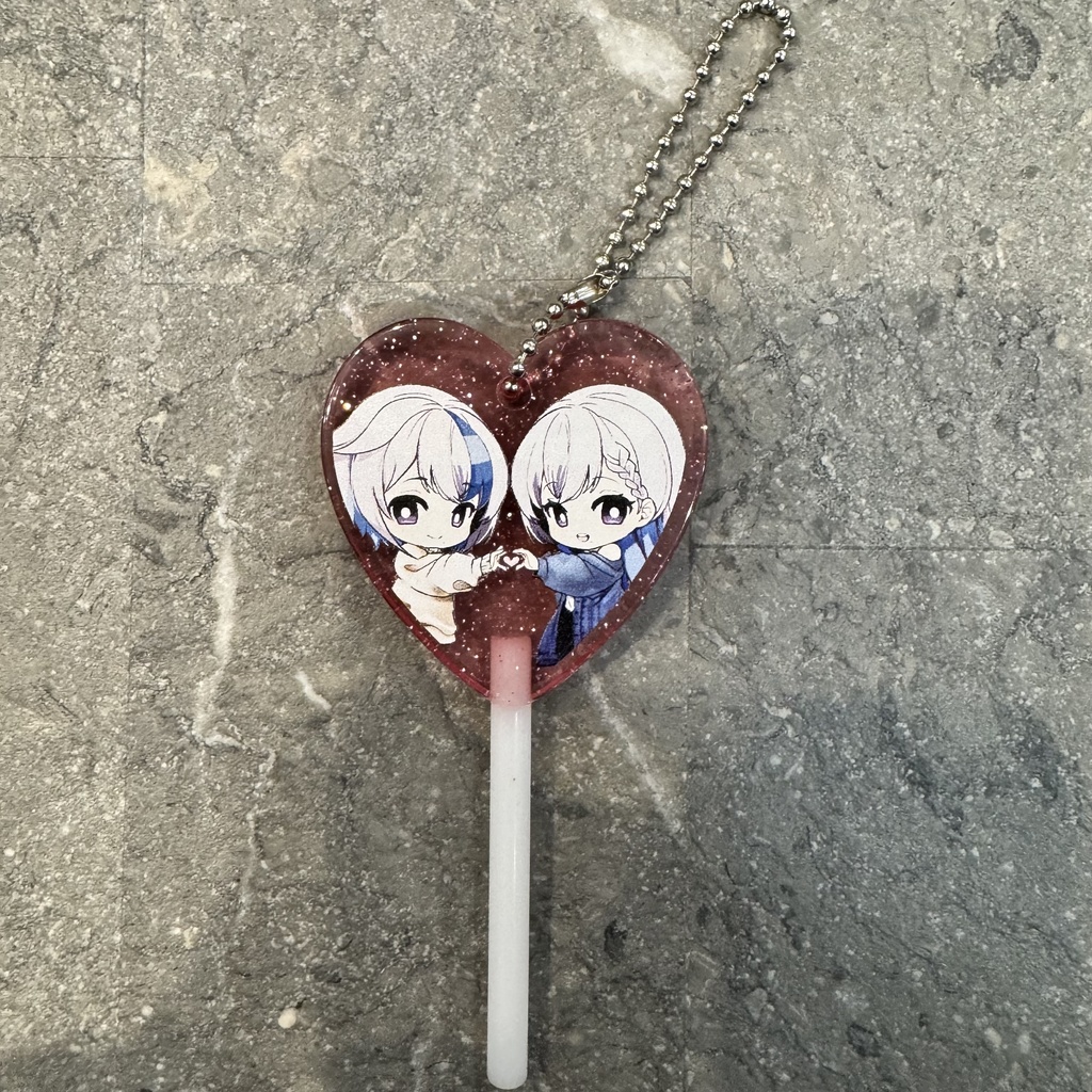 キャンディ型アクリルキーホルダー(ツーショットver.)
