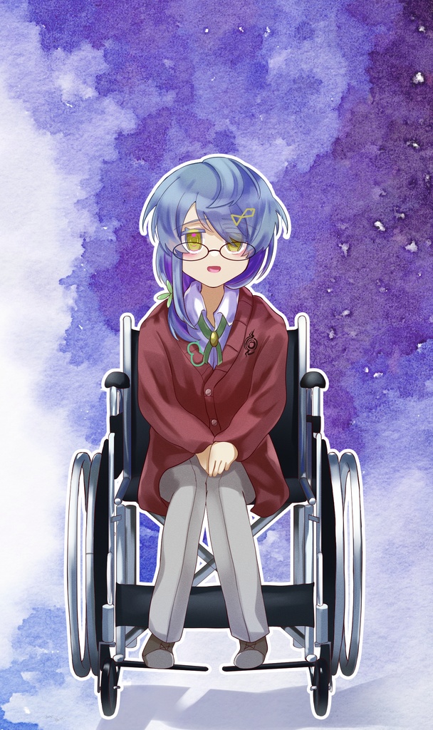 【無料】車椅子フリー素材