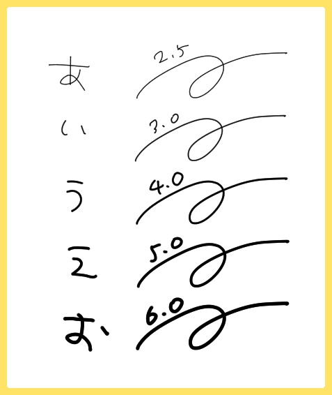 【配布終了】線画用ペン