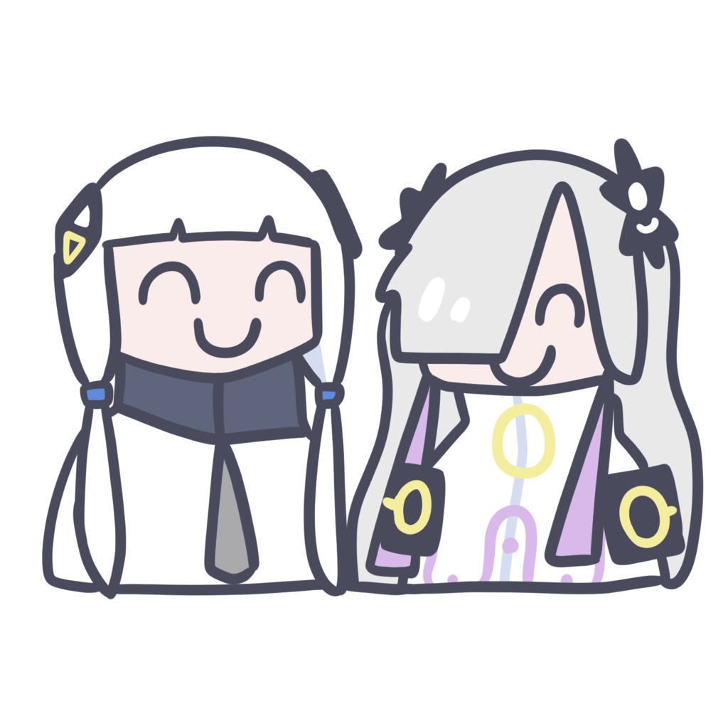 星界ちゃんと可不ちゃんのアクキー