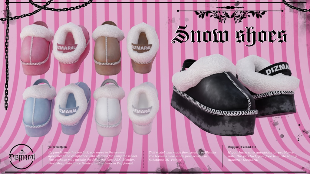Snow shoes (VRChat Asset)