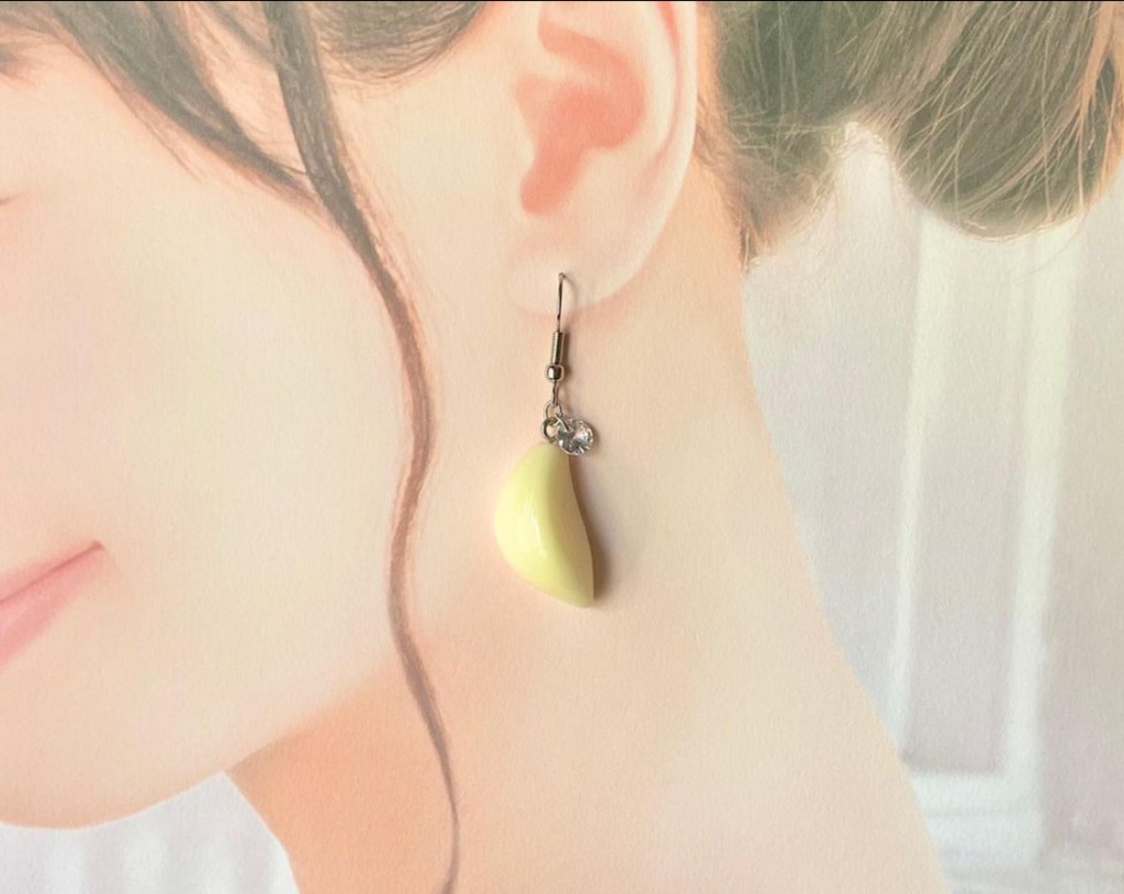 にんにく ピアス/イヤリング