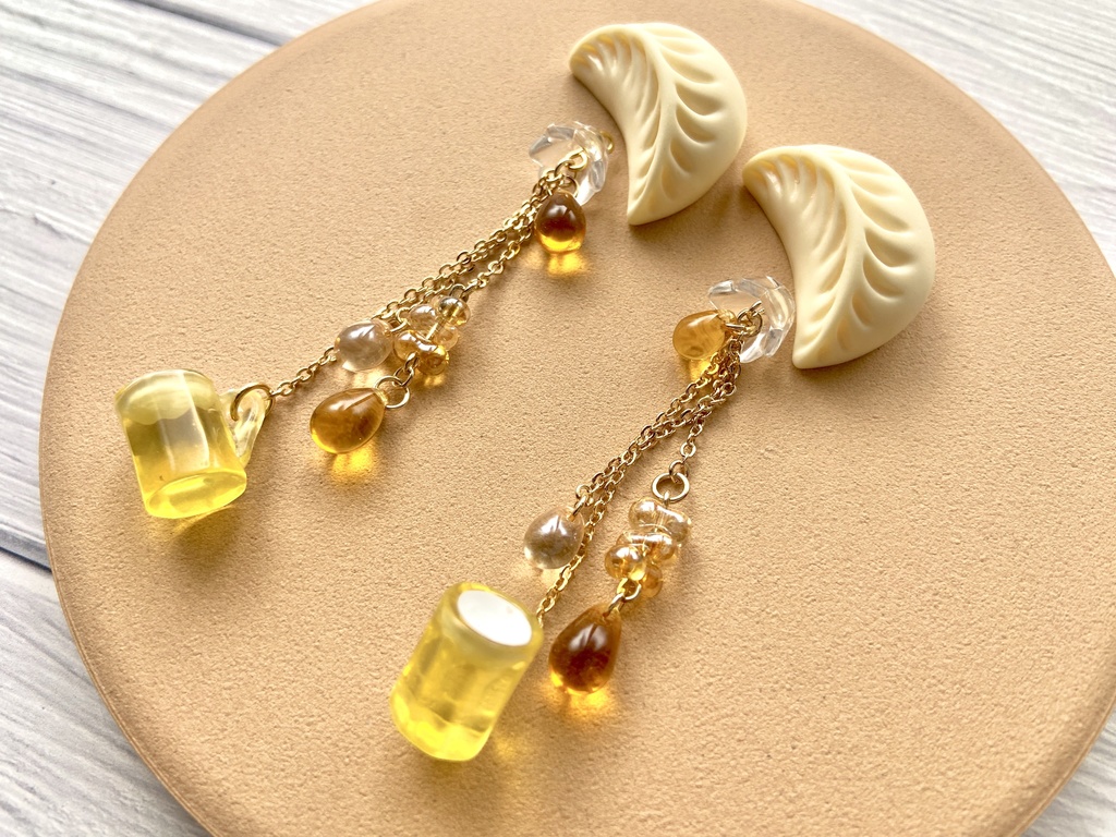 餃子のピアス/イヤリング