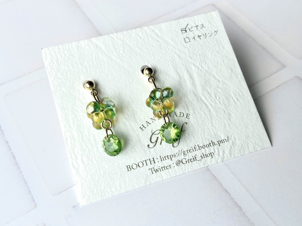 梅雨色 ピアス/イヤリング