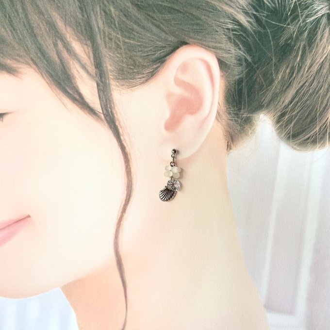 海のピアス/イヤリング