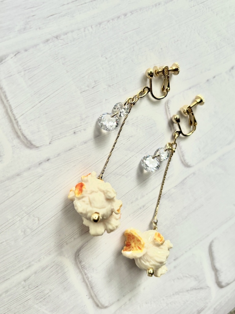 ポップコーン ピアス/イヤリング