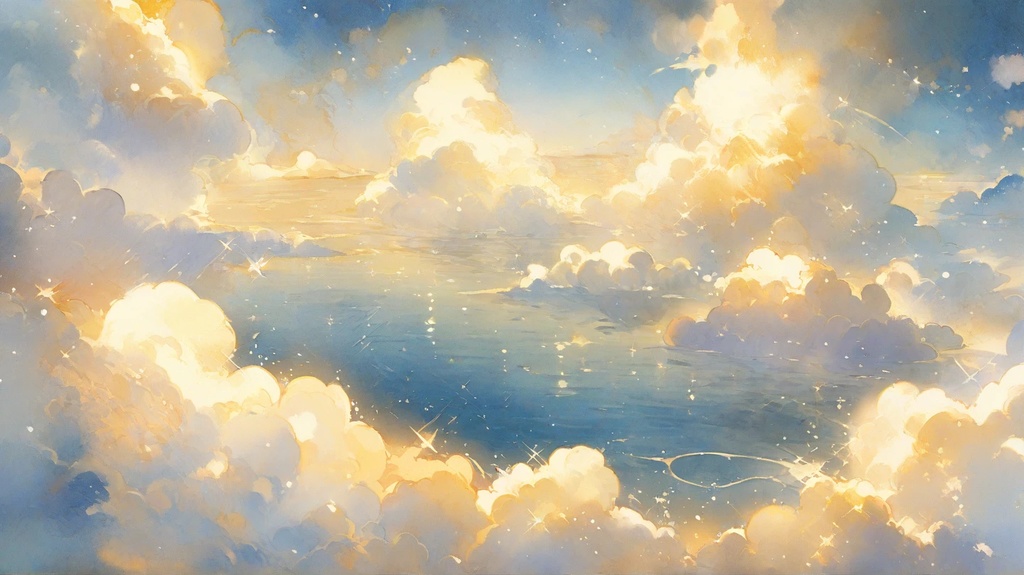 水彩画の壁紙10枚セット