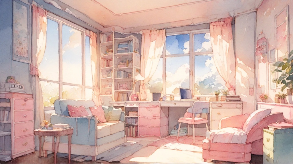 水彩画の背景30枚セット