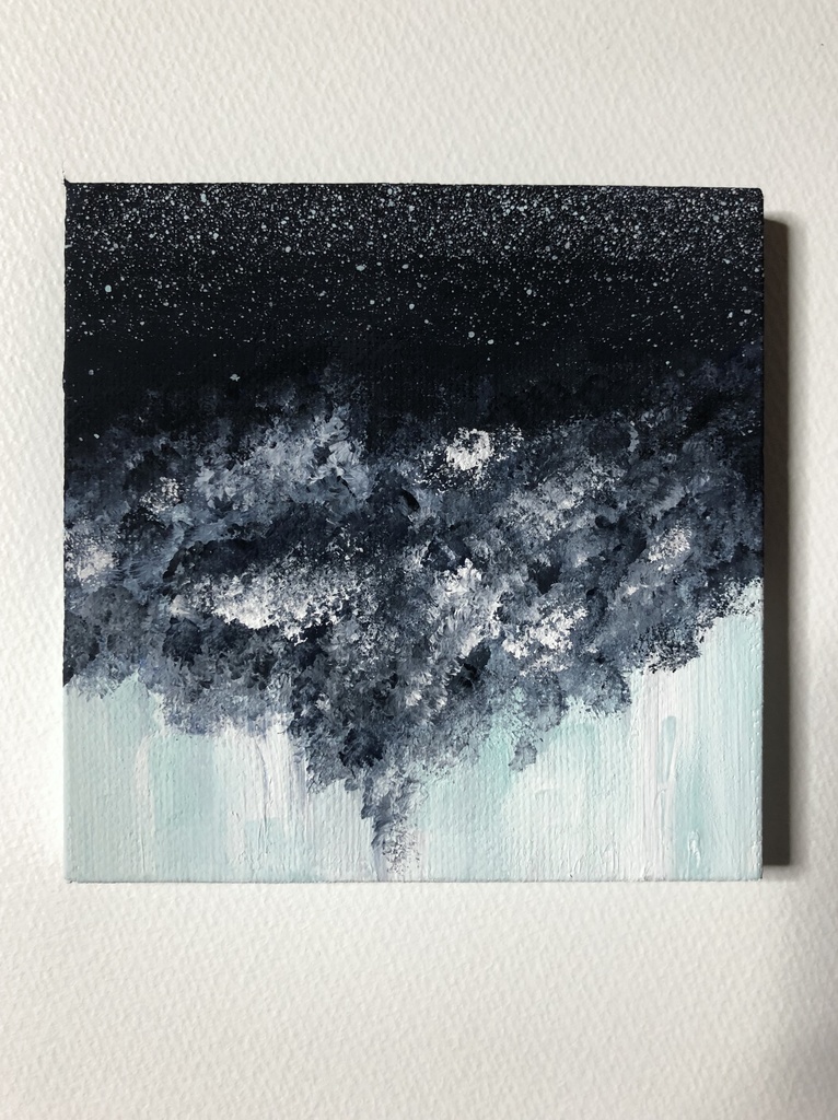 原画「星夜の出発点」