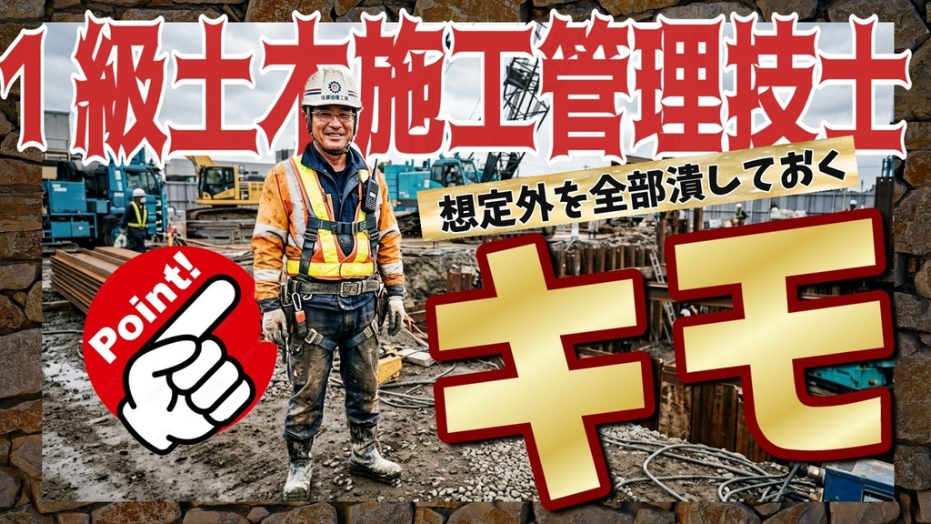 建設業のリアルを生き抜く者へ:一級土木施工管理技士 二次検定「経験記述」突破の全技術