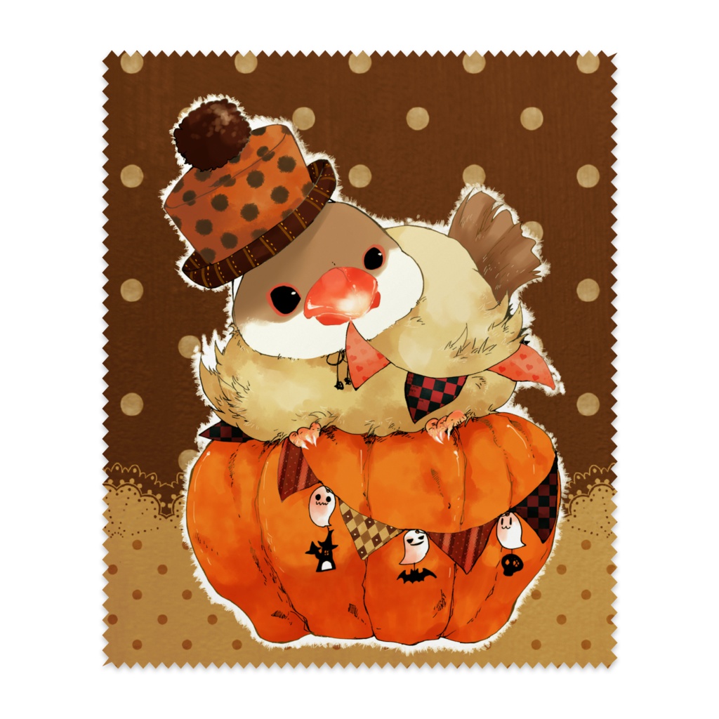 ハロウィン文鳥