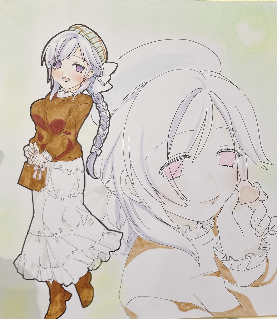 水織静久大色紙