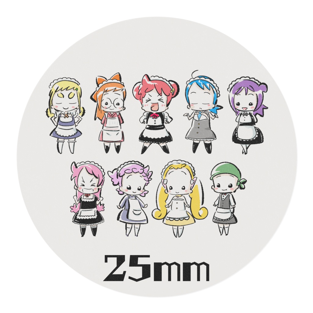 メイド喫茶MAHO堂 マスキングテープ 15mm/25mm幅