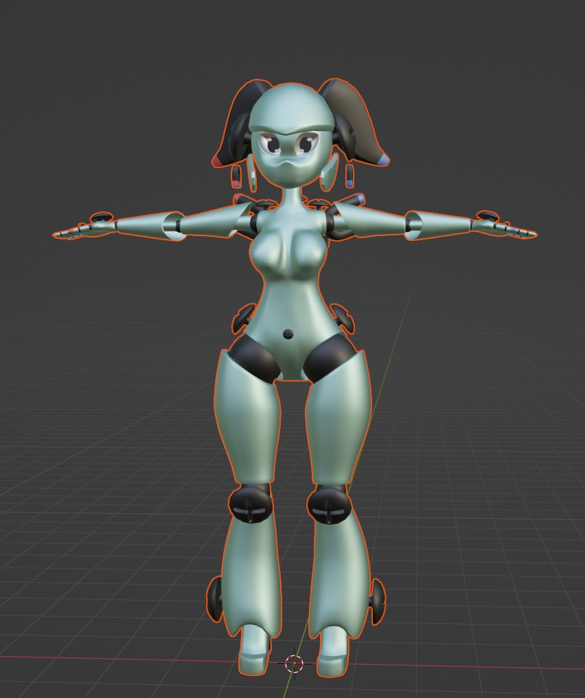 Magnemite Robot Girl