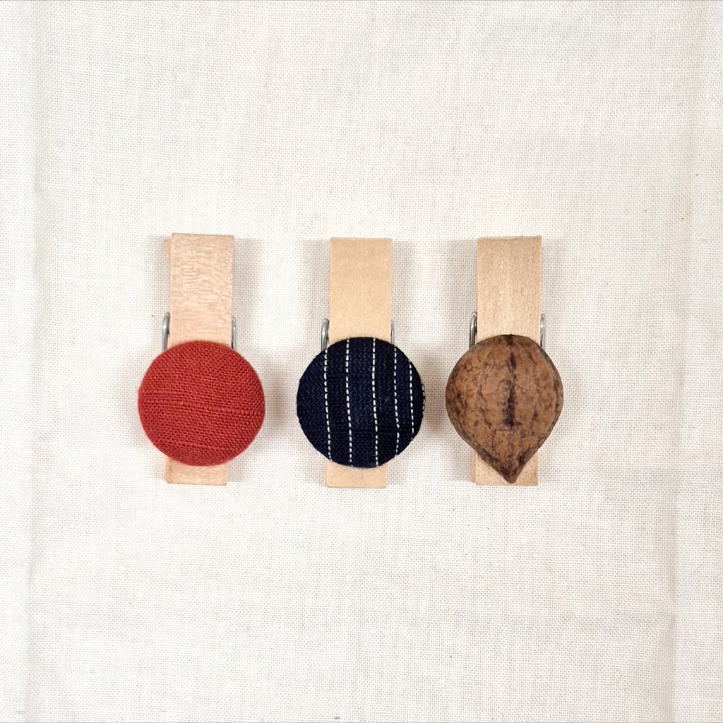 会津木綿ウッドピンチ