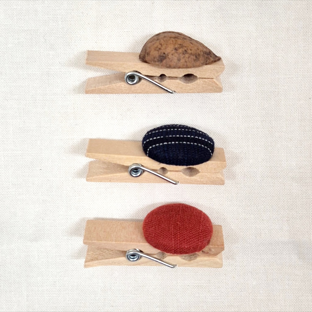 会津木綿ウッドピンチ