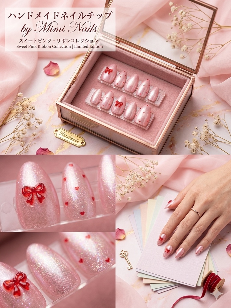 Luna_nail うるちゅるマグネットスイートネイルチップ