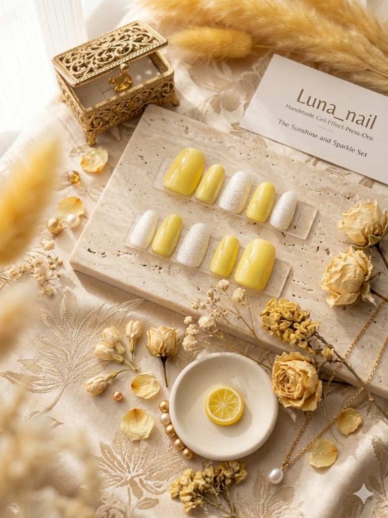 Luna_nail 夏感レースネイルチップ