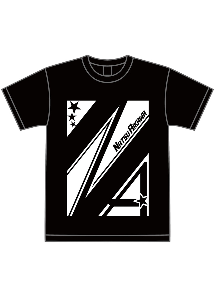 相川なつTシャツ 黒