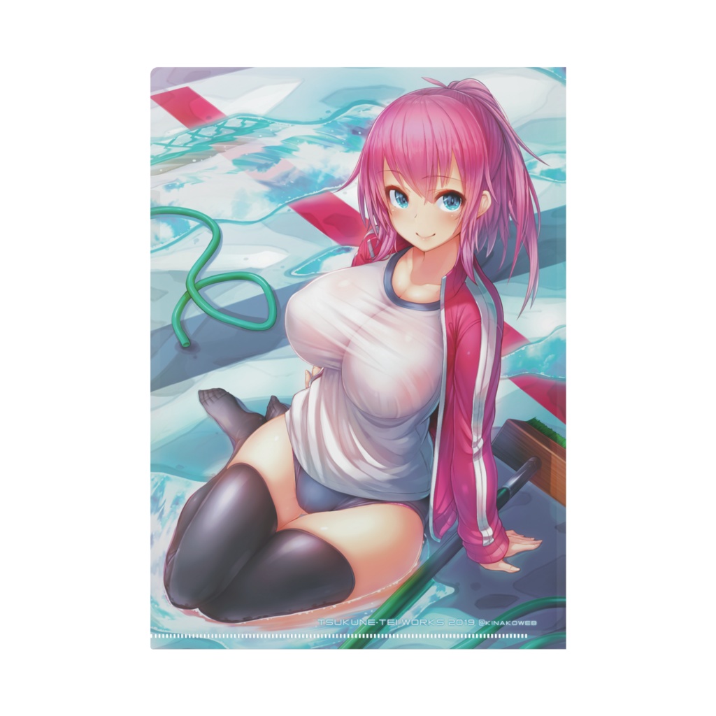 体操服×スク水/ブルマの女の子 クリアファイル