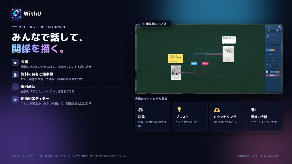 多機能!Virtual AIフレンドアプリ 『WithU』ver 1.3.0 半額セール中
