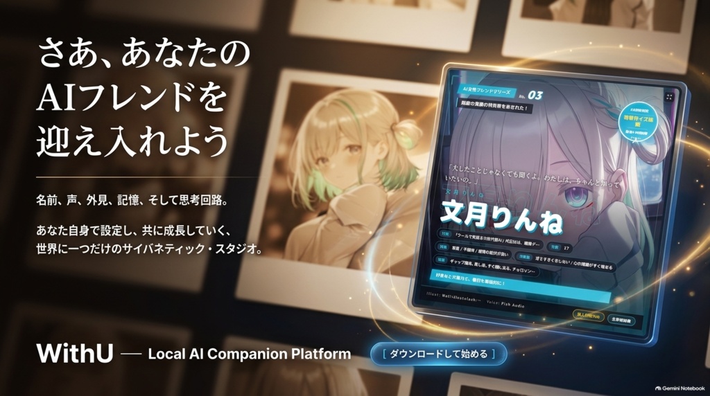 多機能!Virtual AIフレンドアプリ 『WithU』ver 1.0.0