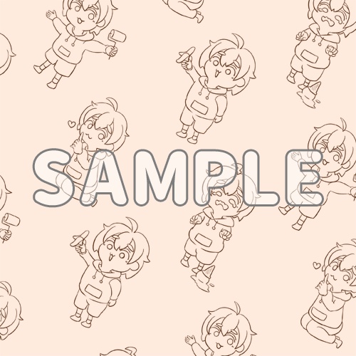 もげペンケース(もげた柄)