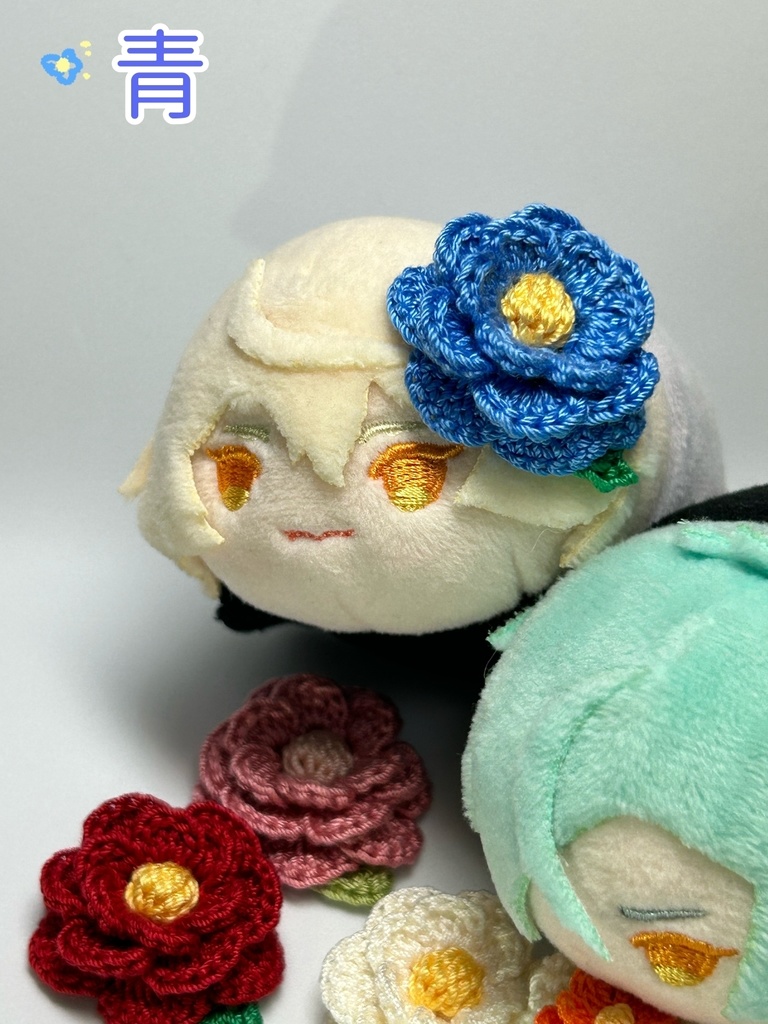 もちマスお花の髪飾り