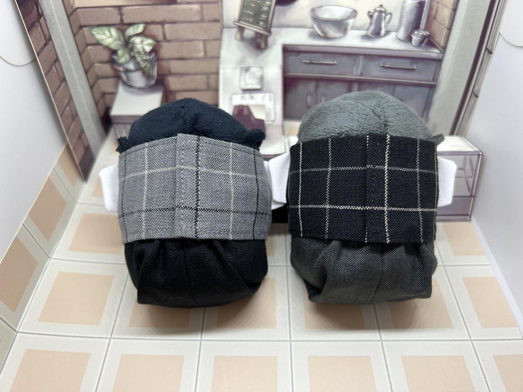 もちのベスト付シャツ&パンツセット(白シャツ)