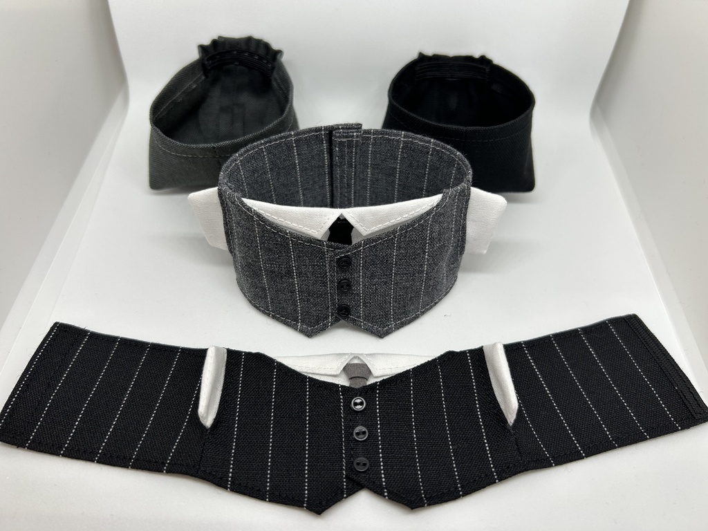 もちのベスト付シャツ&パンツセット(白シャツ)