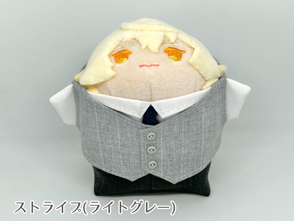 もちのベスト付シャツ&パンツセット(白シャツ)